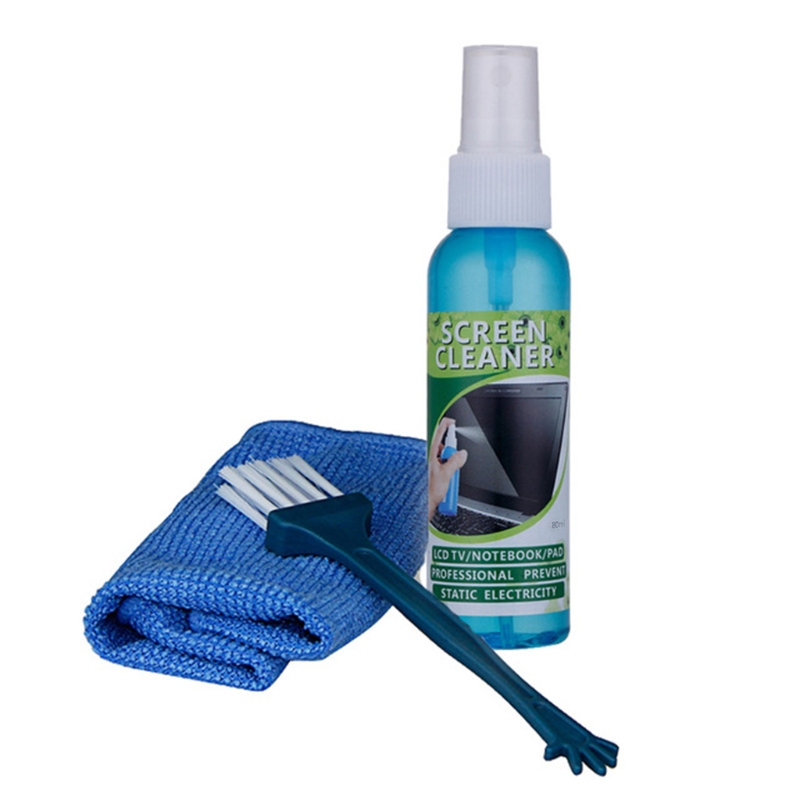 Monitor Cleaning Kit - 1 Set pennello panno liquido Kit