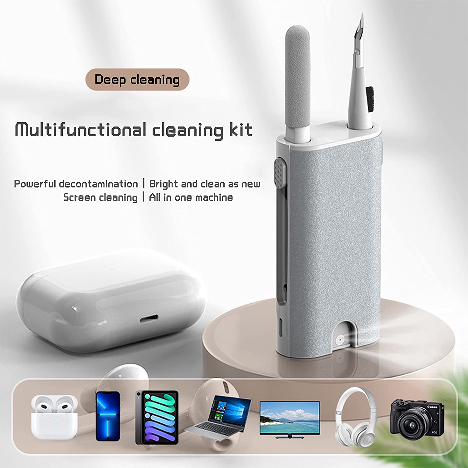 Monitor Cleaning Kit - 5 in 1 Kit spazzole per