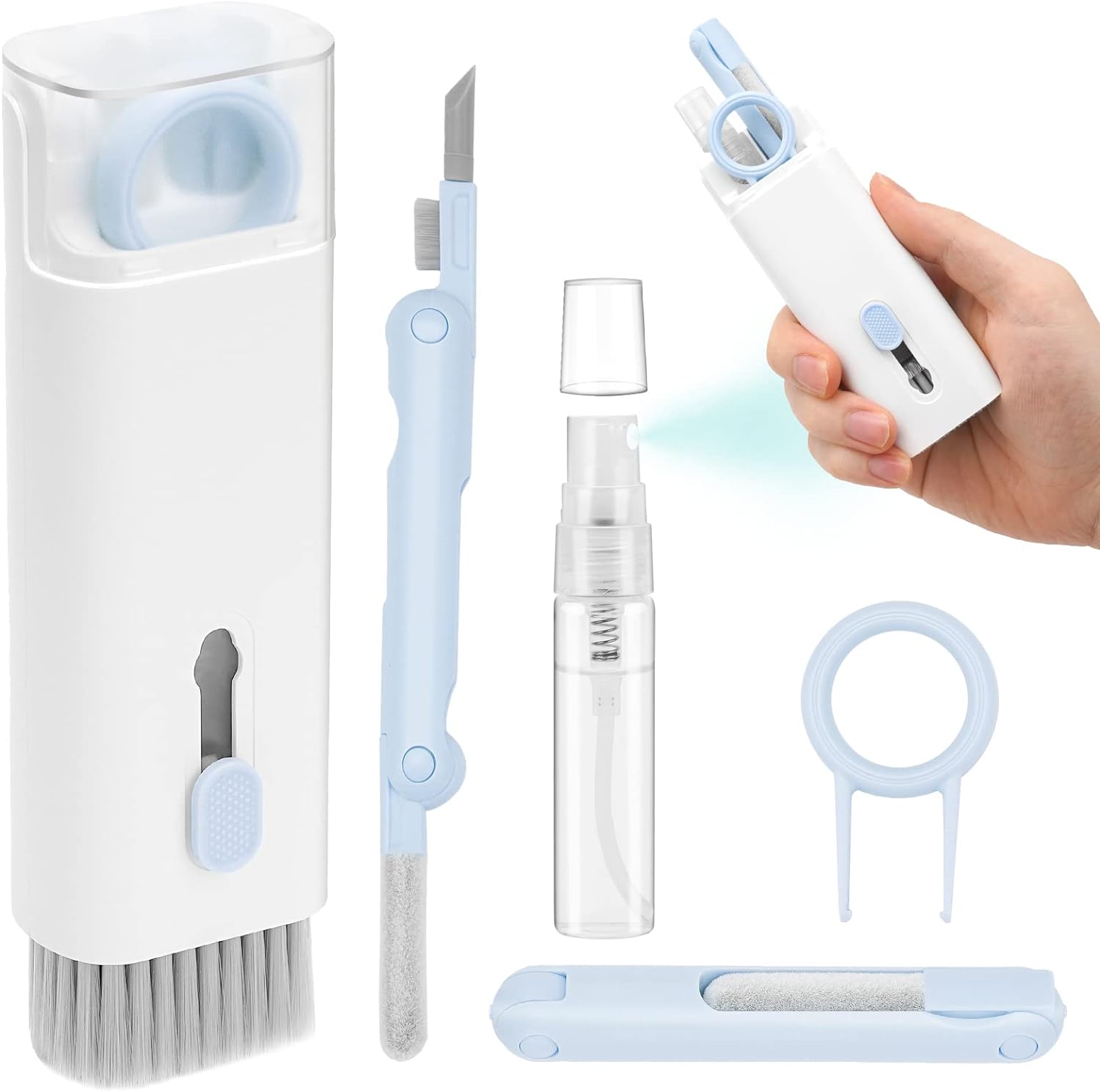 Monitor Cleaning Kit - Kit di Pulizia Elettronico 7-in-1, per
