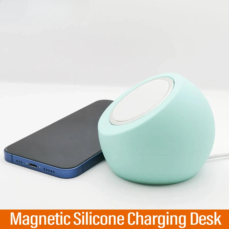 Desk Setup Apple - Supporto magnetico in silicone a forma
