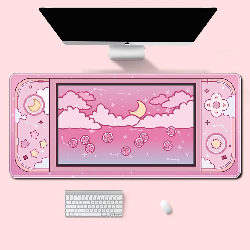 Desk Setup Art - Tappetino da scrivania grande luna e
