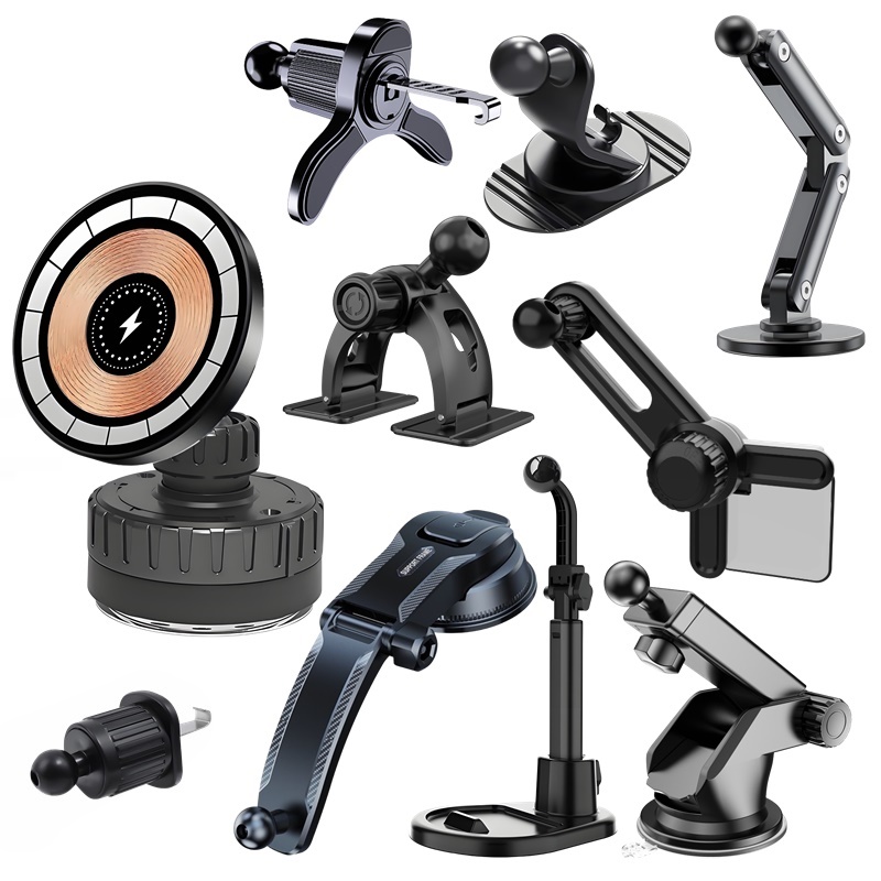 Desk Setup Apple - Caricatore wireless per auto magnetico da