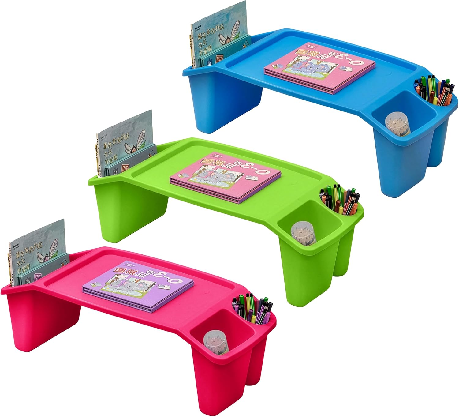 Desk Setup Art - Set di 3 Tavolini Portatili con
