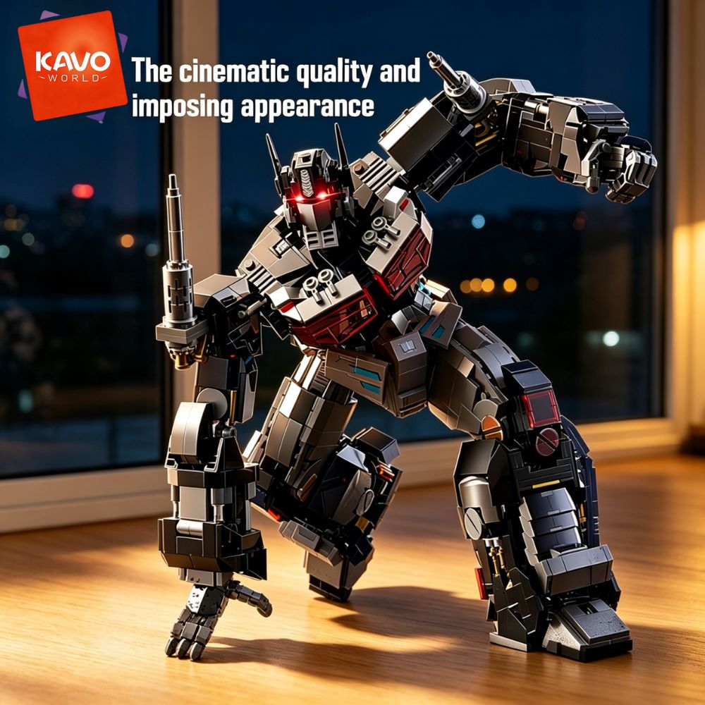 Desk Setup Small Room - KAVOWORLD Set di Costruzioni Robot Mecha