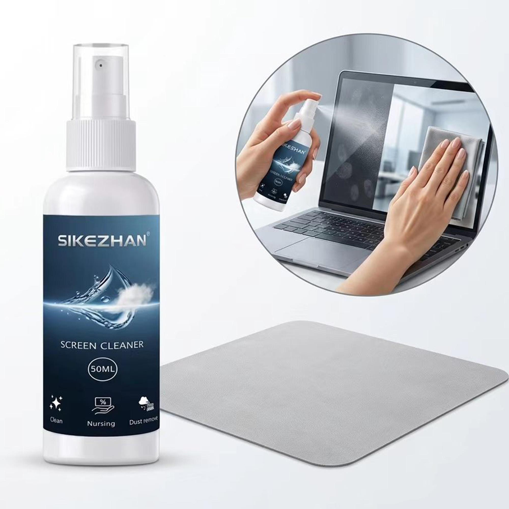 Monitor Cleaning Kit - SIKEZHAN Spray detergente per schermi da