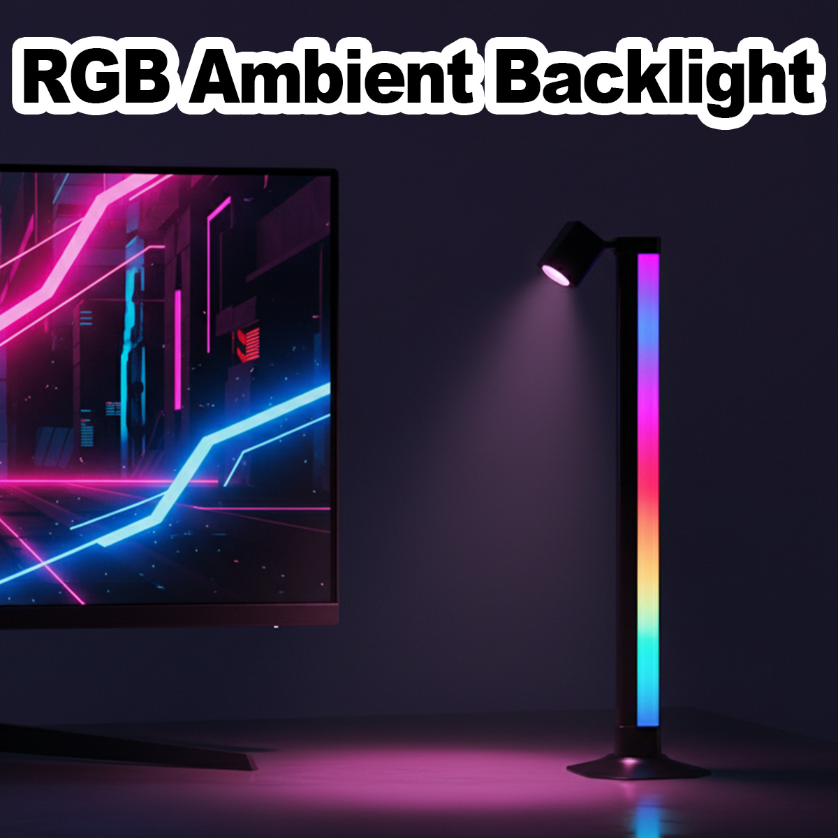 Desk Setup Art - Barra luminosa intelligente a LED RGB