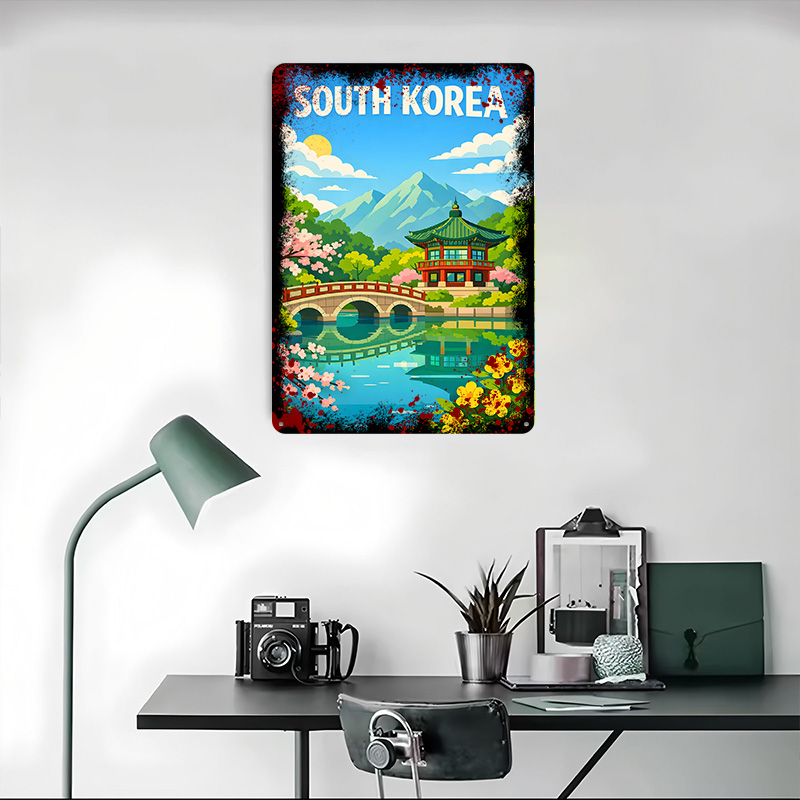 Poster di Viaggio della Corea  - Desk Setup Art recensione e prezzo