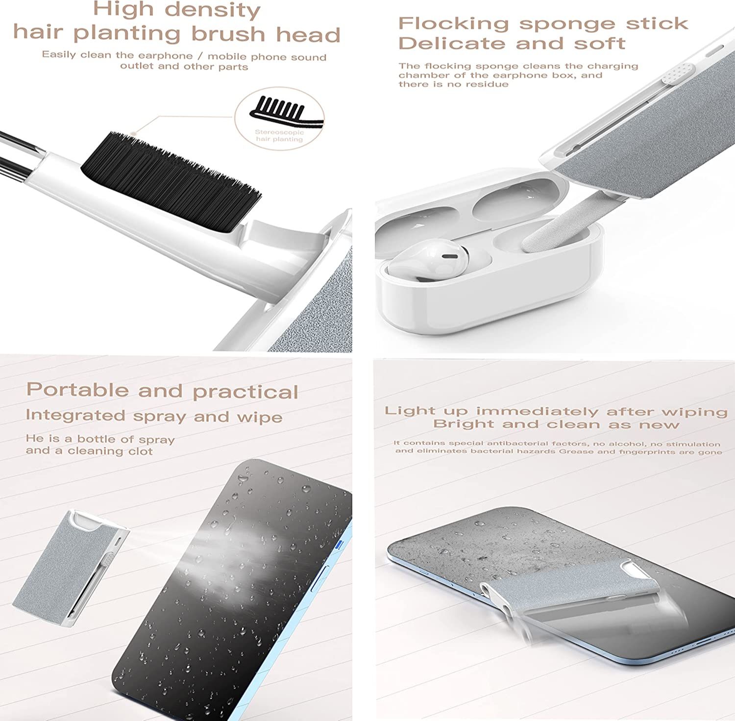 5 in 1 Kit spazzole per la pul - Monitor Cleaning Kit recensione e prezzo