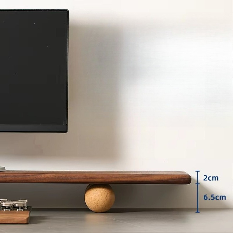 Supporto per monitor in legno  - Desk Setup For Laptop And Monitor recensione e prezzo