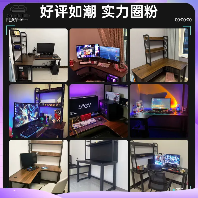 Scrivania da Gaming ad Angolo, - Desk Setup For Laptop And Monitor recensione e prezzo
