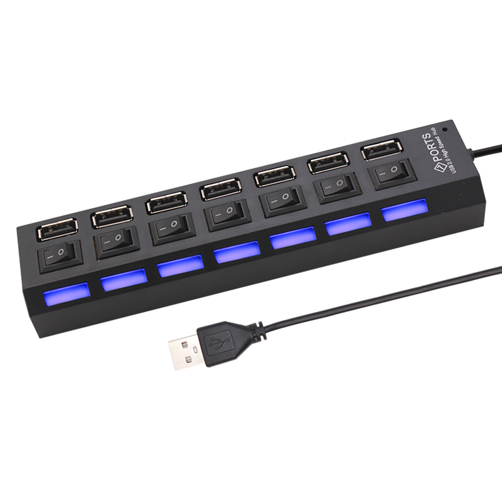 Hub USB 2.0 a 7 porte per PC,  - Desk Setup Mac recensione e prezzo