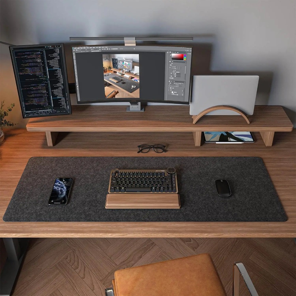 Tappetino da scrivania in felt - Desk Setup Cozy recensione e prezzo