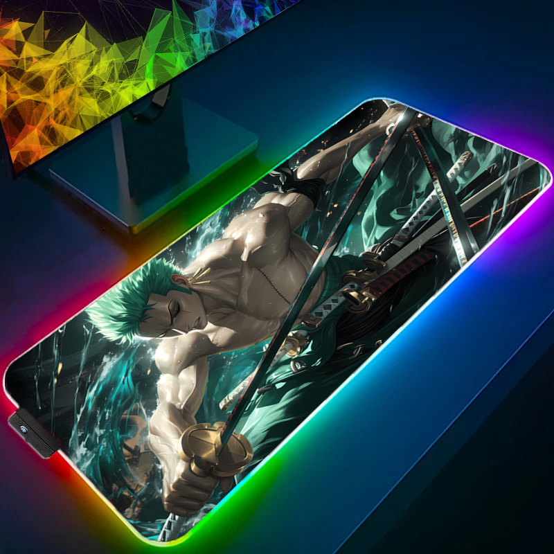 ONE PIECE Zoro Mouse Pad RGB A - Desk Setup Cozy recensione e prezzo