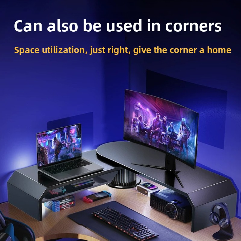Supporto per Doppio Monitor da - Desk Setup For Laptop And Monitor recensione e prezzo