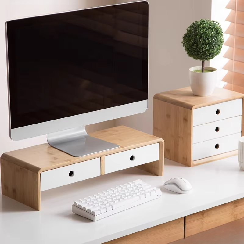 Organizer da tavolo ecologico  - Desk Setup For Laptop And Monitor recensione e prezzo